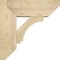Ekena Millwork Imperial Slat Rough Sawn Bracket w/ Offset Brace, Douglas Fir, 8"W x 22"D x 22"H BKT0806X22X22IMP06RDF - alternate 3